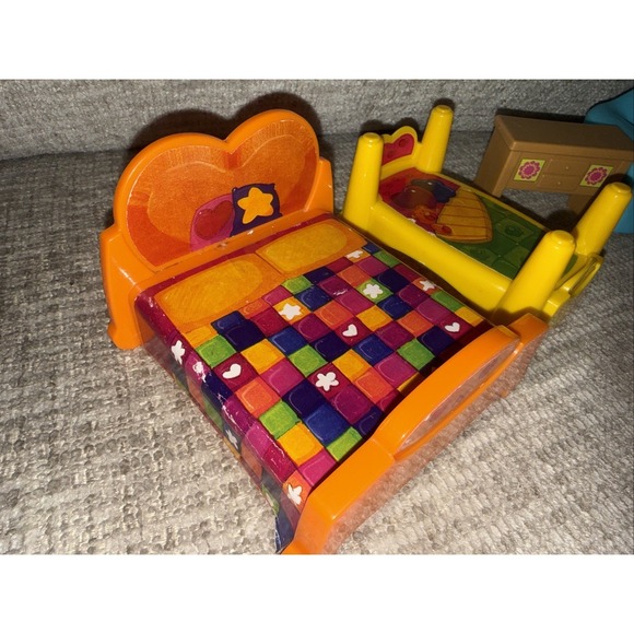 Dora the Explorer Talking House Mattel Viacom C9617 2003 Furniture & Perrito - Picture 6 of 12